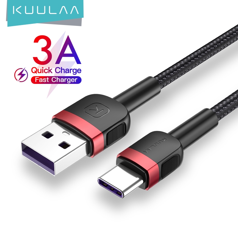 Cáp sạc nhanh KUULAA Kl-X26 Micro Usb Type-C bằng hợp kim nhôm