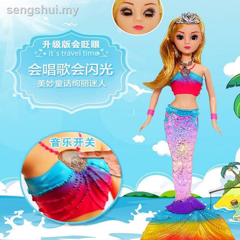 Búp Bê Barbie Nàng Tiên Cá Dễ Thương Cho Bé Gái