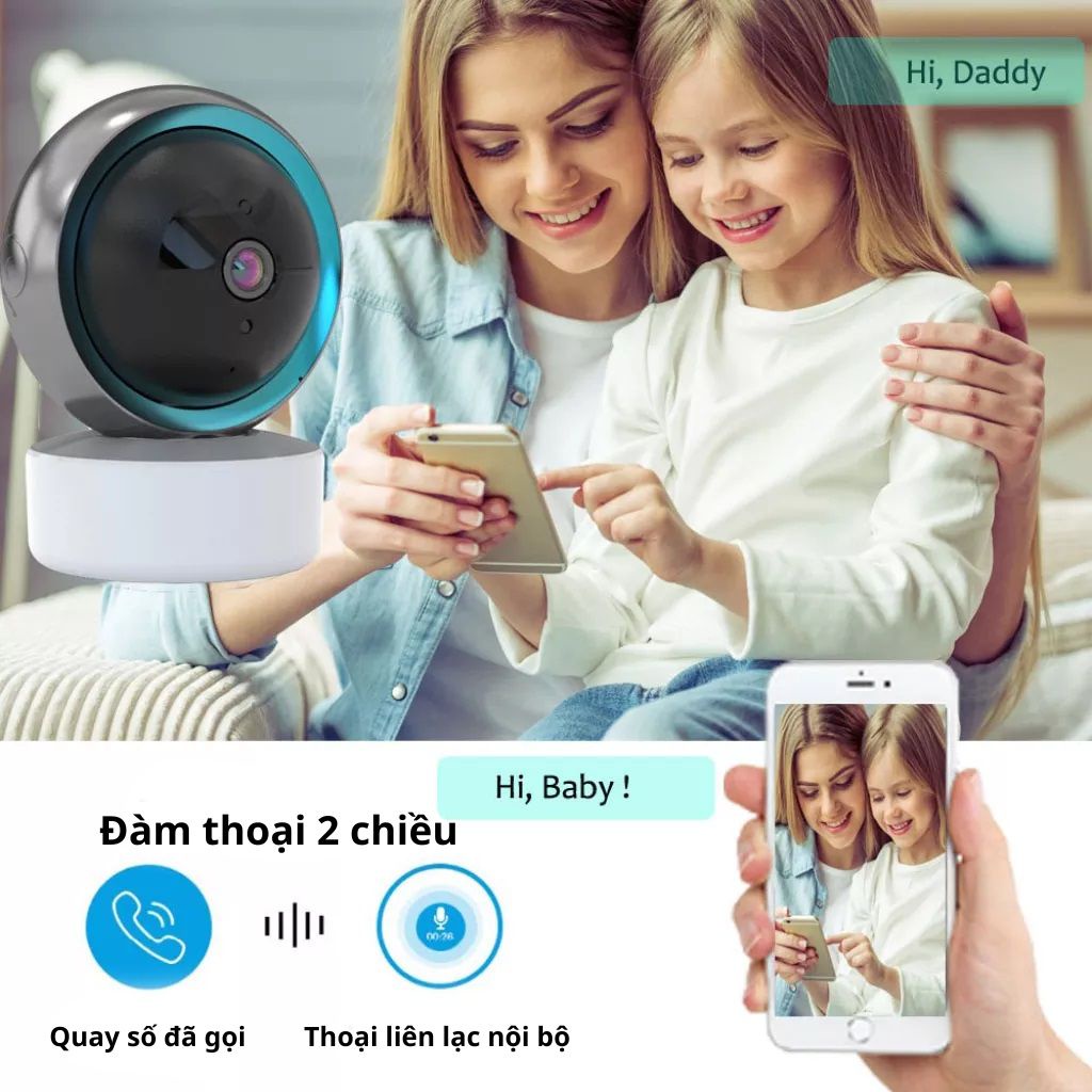 Camera IP wifi không dây 5G Camera YCC365 chính hãng giá rẻ nhất thị trường - Bảo hành 12 tháng -