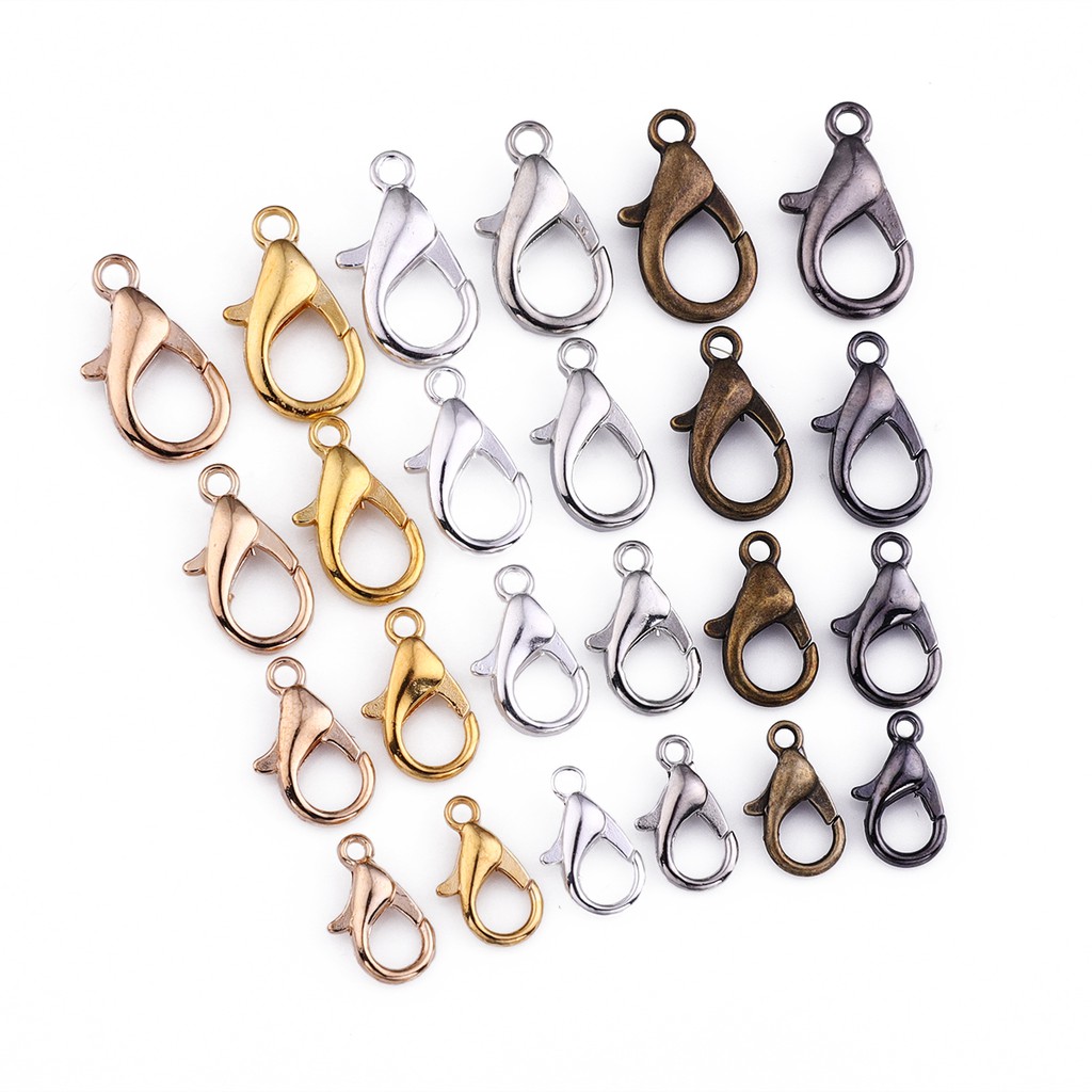 Beadia Set 10 Khóa Tôm Hùm Beadia Nhiều Kích Cỡ Làm Trang Sức Thủ Công