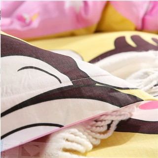 Bộ ga cotton poly khỉ vàng
