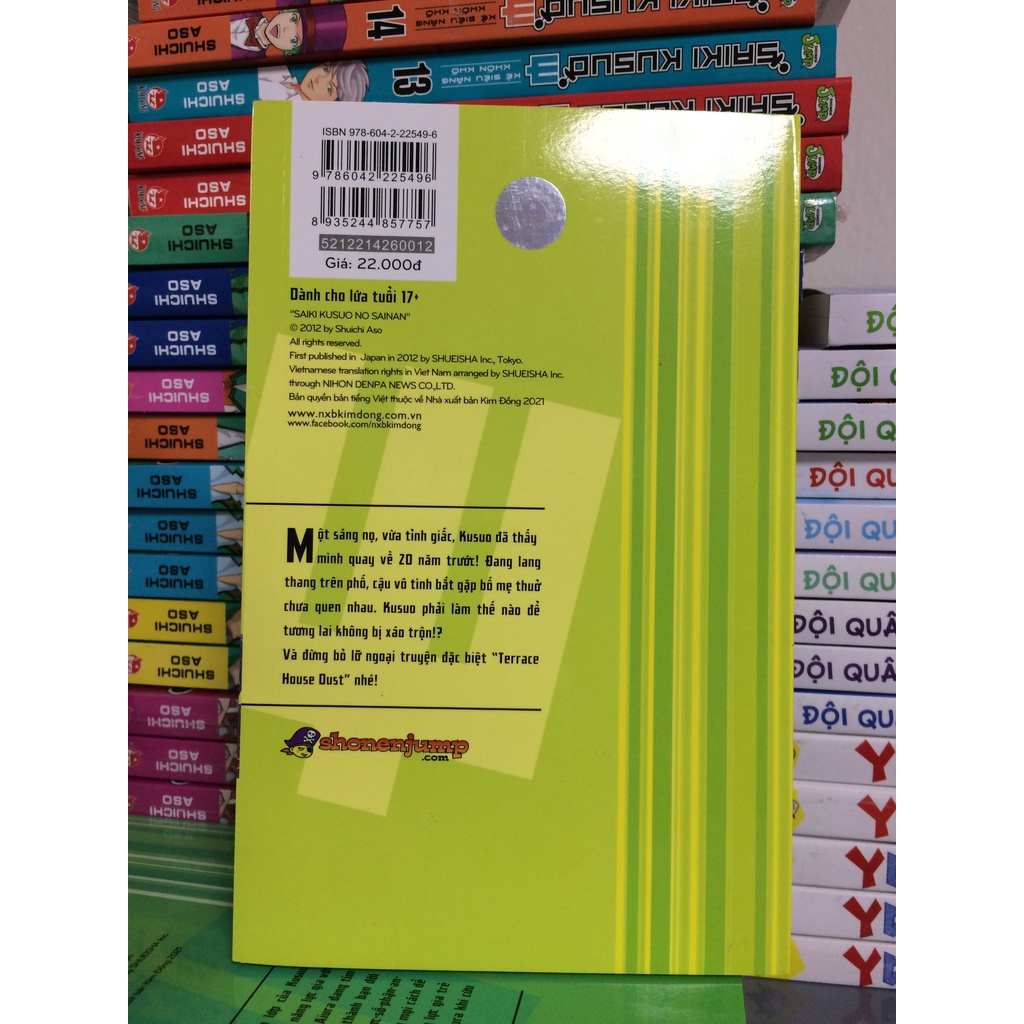 Sách - Saiki Kusuo - Kẻ siêu năng khốn khổ - Tập 12