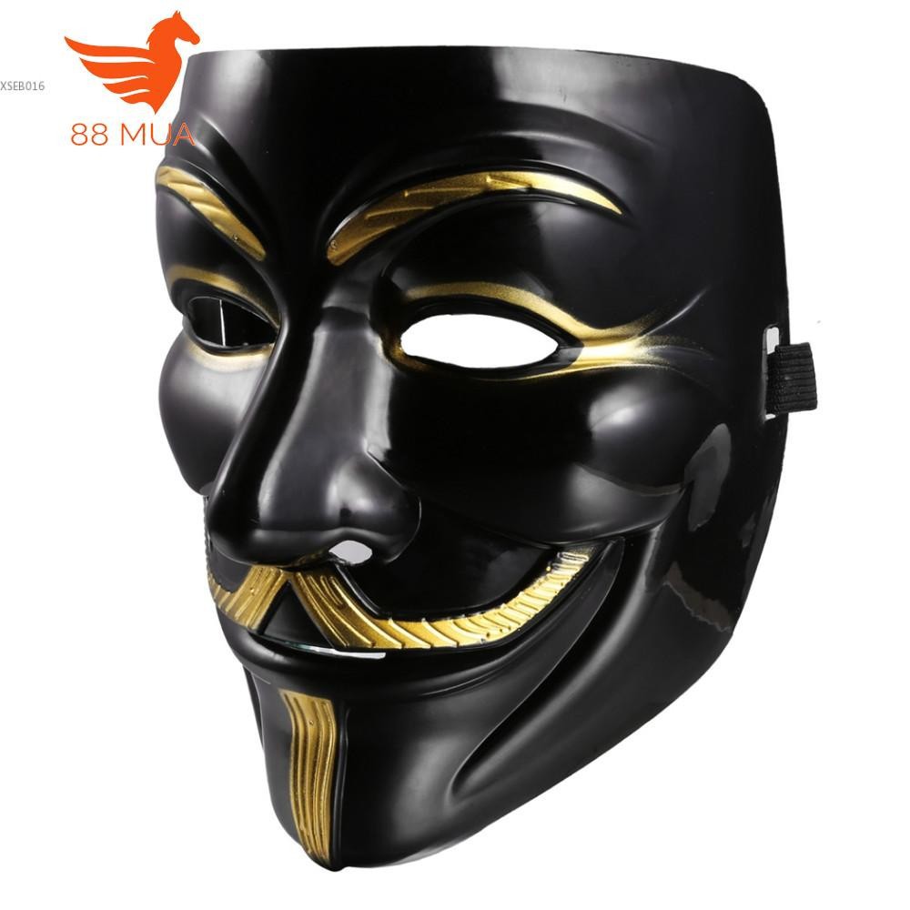 V For Vendetta Guy Fawkes Mặt Nạ Anonymous Mặt Nạ Halloween Cosplay Fancy Ăn Mặc Trang Phục-s91