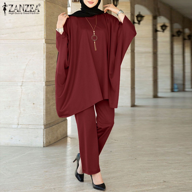 Set đồ ZANZEA phong cách Hồi giáo thời trang cho nữ