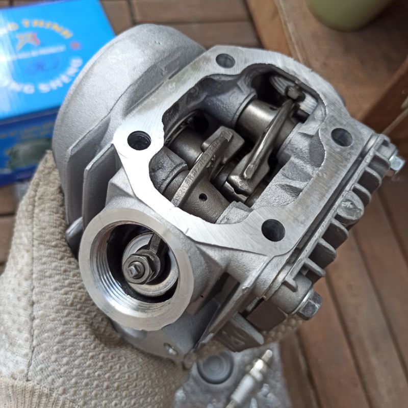 Bộ đầu bò, đầu quy lát, đầu xi lanh cub 50 lên 70cc