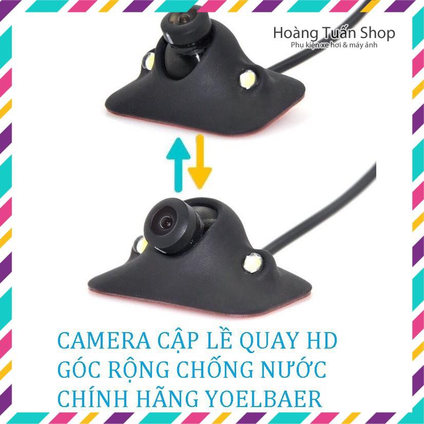 Camera cặp lề chính hãng Yoelbaer cam tiến quay HD gắn gương chiếu hậu phải chống nước