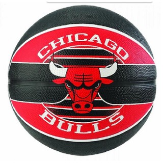 Bóng rổ Spalding Chicago Bulls size 7 outdoor tặng kim bơm bóng và túi lưới đựng bóng
