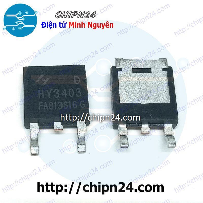 [2 CON] Mosfet Dán HY3403 TO-252 140A 30V Kênh N (SMD Dán) (HY3403D 3403)