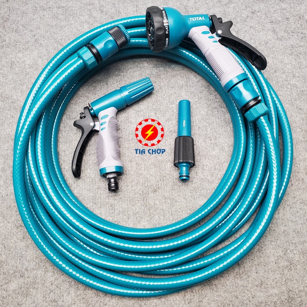 20m 15m 10m 5m Bộ vòi tưới cây đa năng - Bộ ống dây nước xịt rửa gia đình sân vườn TOTAL