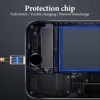 Cáp sạc USB-C loại Micro USB Lightning Nylon cho Android iPhone