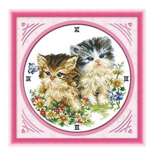 Tranh Thêu Chữ Thập Đồng Hồ Tình Bạn Mến Thương Y8078 (KHÁCH TỰ THÊU) KT:43X43CM