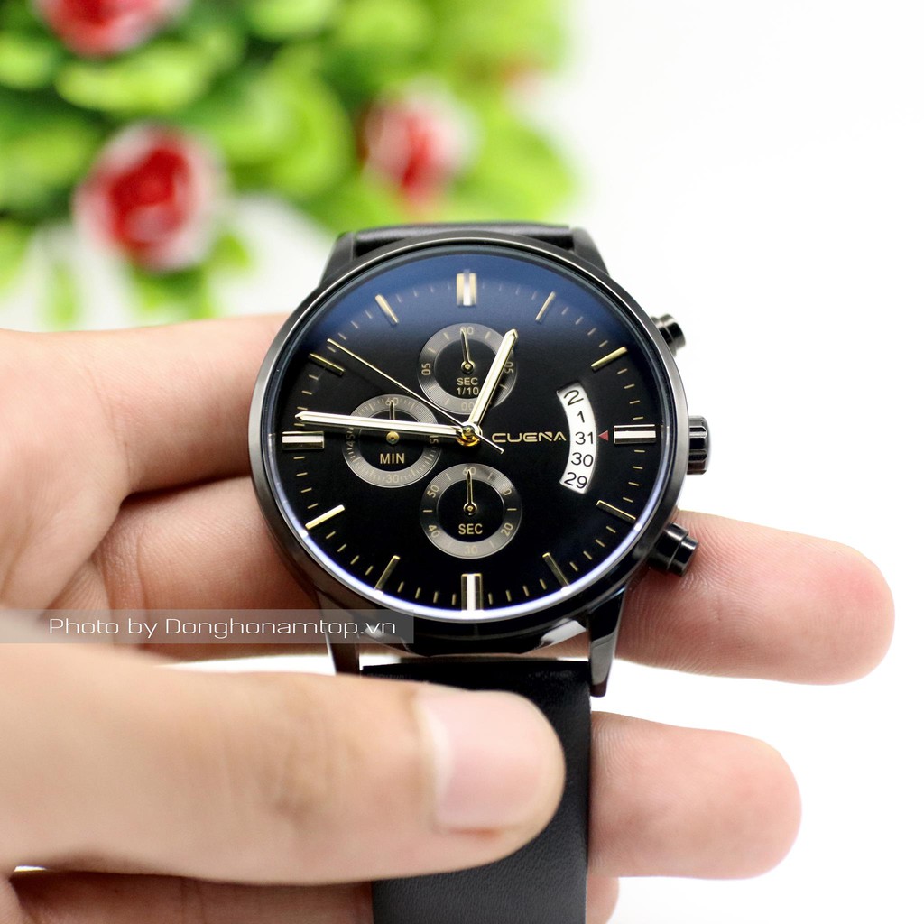 [SIÊU QUÀ TẶNG- CHỈ HÔM NAY] Đồng hồ nam CUENA DÂY DA CAO CẤP - Tặng 1 Pin Dự Phòng + 1 VÍ DA NAM Sang Trọng - (CUEA1KV) | BigBuy360 - bigbuy360.vn