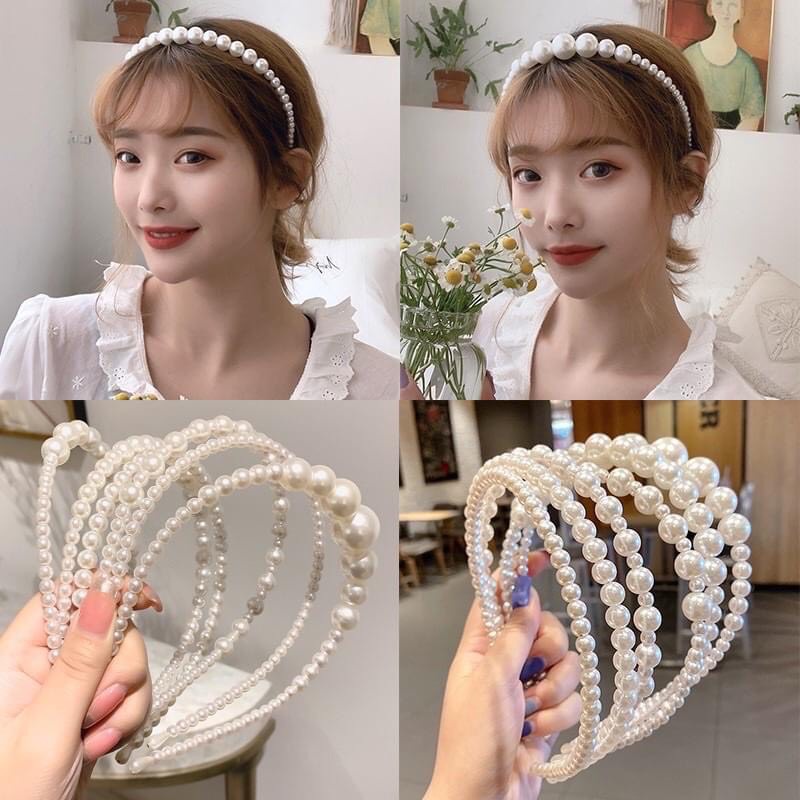 Bờm tóc, cài tóc tiểu thư nàng thơ dễ thương