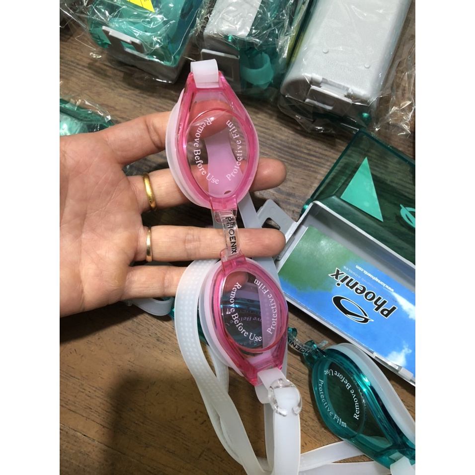 Kính Bơi Phoenix 204 Chính Hãng Chống Tia UV,Chống Mờ,Chống Nước tặng 2 miếng đút tai chống nước