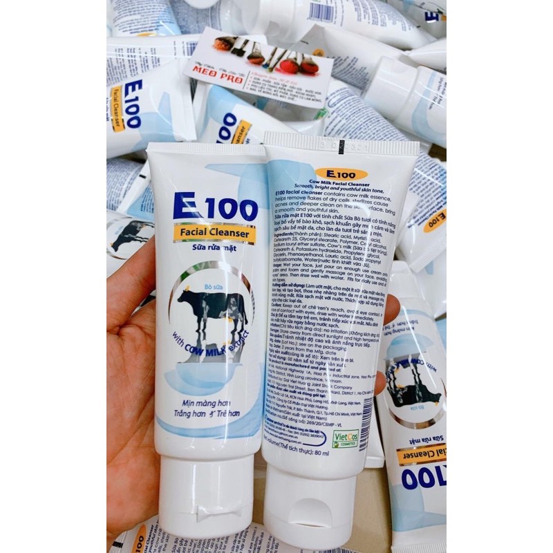 Sữa rửa mặt e100