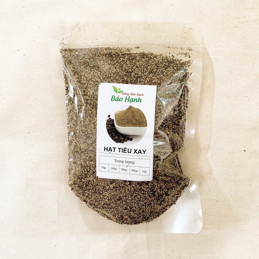 Tiêu đen xay Phú Quốc 100gr Pepper Ground BH Spices chế biến món ăn BHS001