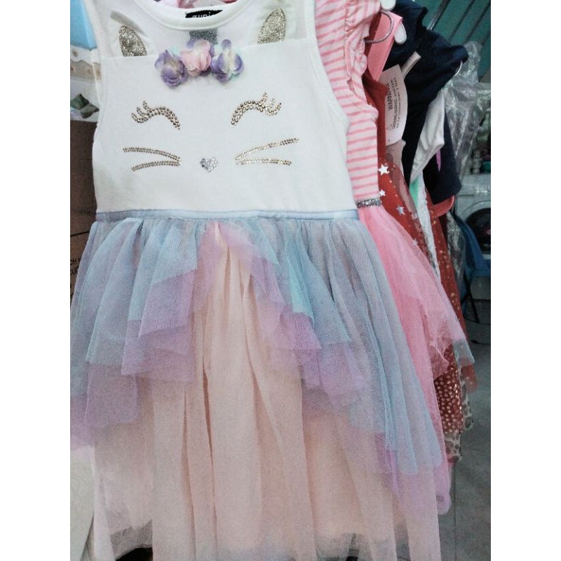 Đầm bé gái Tqxk Pink Violet,Zunnie lilt