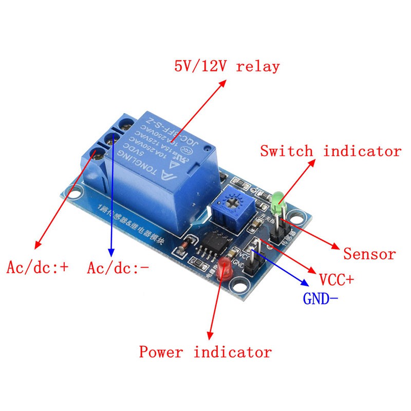 Mô-đun cảm biến nước mưa + Mô-đun điều khiển rơ le DC 12V Cảm biến mưa Mô-đun phát hiện giọt nước mưa cho bộ robot Arduino