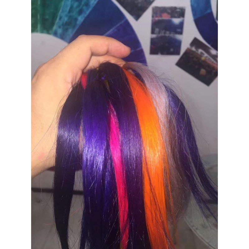 Phủ bóng màu Cam không dùng oxy