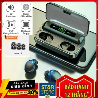 Tai Nghe Bluetooth AMOI F9 PRO Bản Quốc Tế Nút Cảm Ứng Nhạy,Pin Trâu Bảo Hành 12 Tháng
