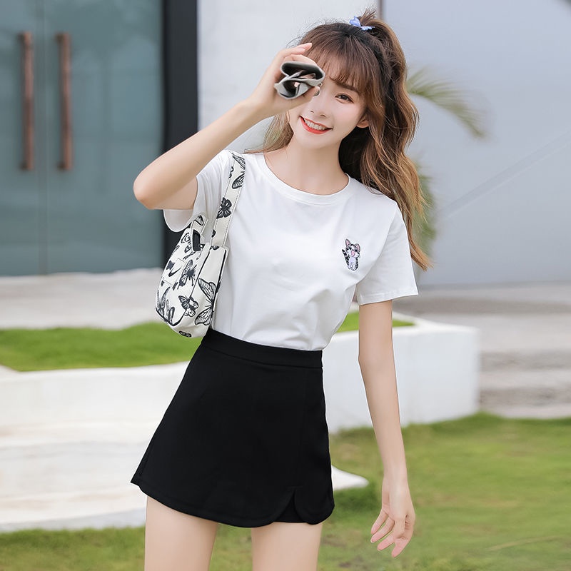 Chân Váy Trơn Lưng Cao Thời Trang Nữ