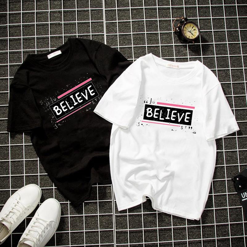 Áo thun unisex believe form rộng vải dày mịn 2019T956