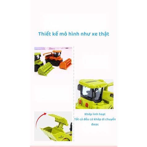 ĐỒ CHƠI MÔ HÌNH XE MÁY CÀY, XE CÔNG NÔNG 168-60