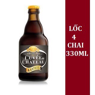 Lốc 4 chai bia Kasteel Cuvee du Chateau 11% (330ml)