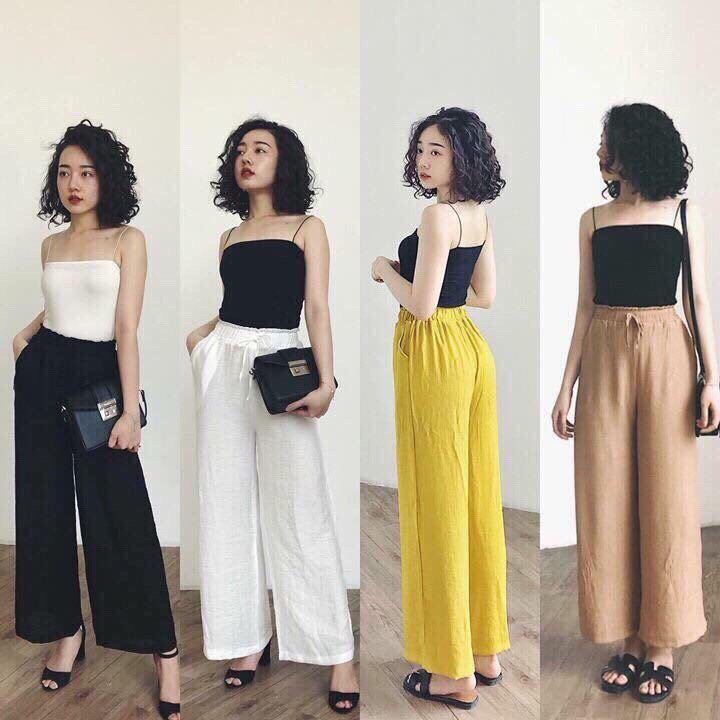 Quần đũi ống suông rộng xinh xinh