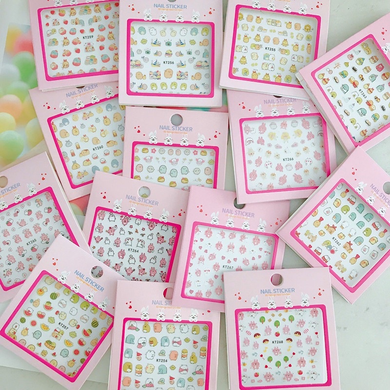 Mẫu Sticker chữ và hình