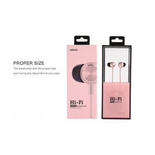 Tai nghe CD Miniso (hồng)