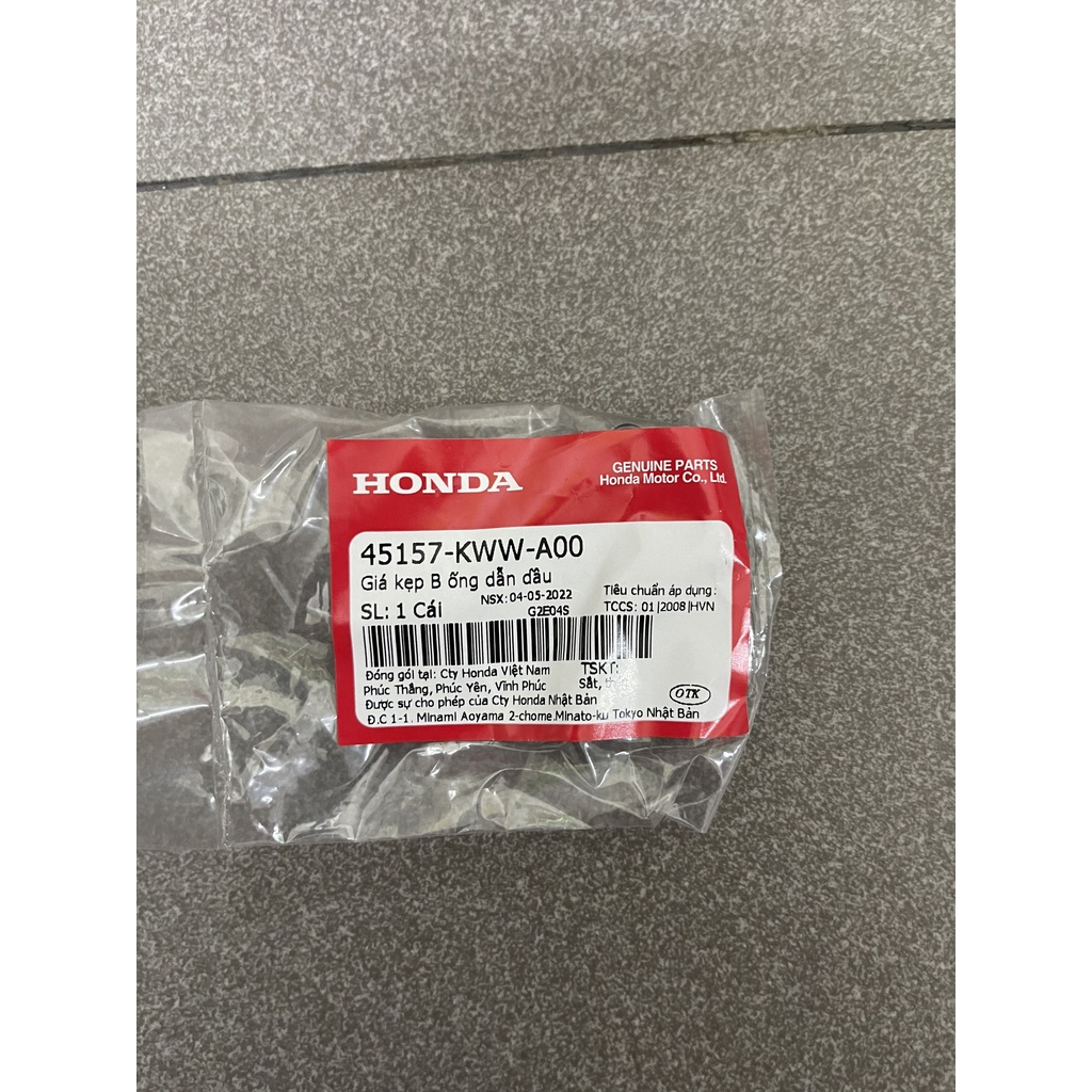 kẹp giữ dây dầu xe future x bình xăng future x fi hàng chính hãng 45156KYL840 45157KWWA00