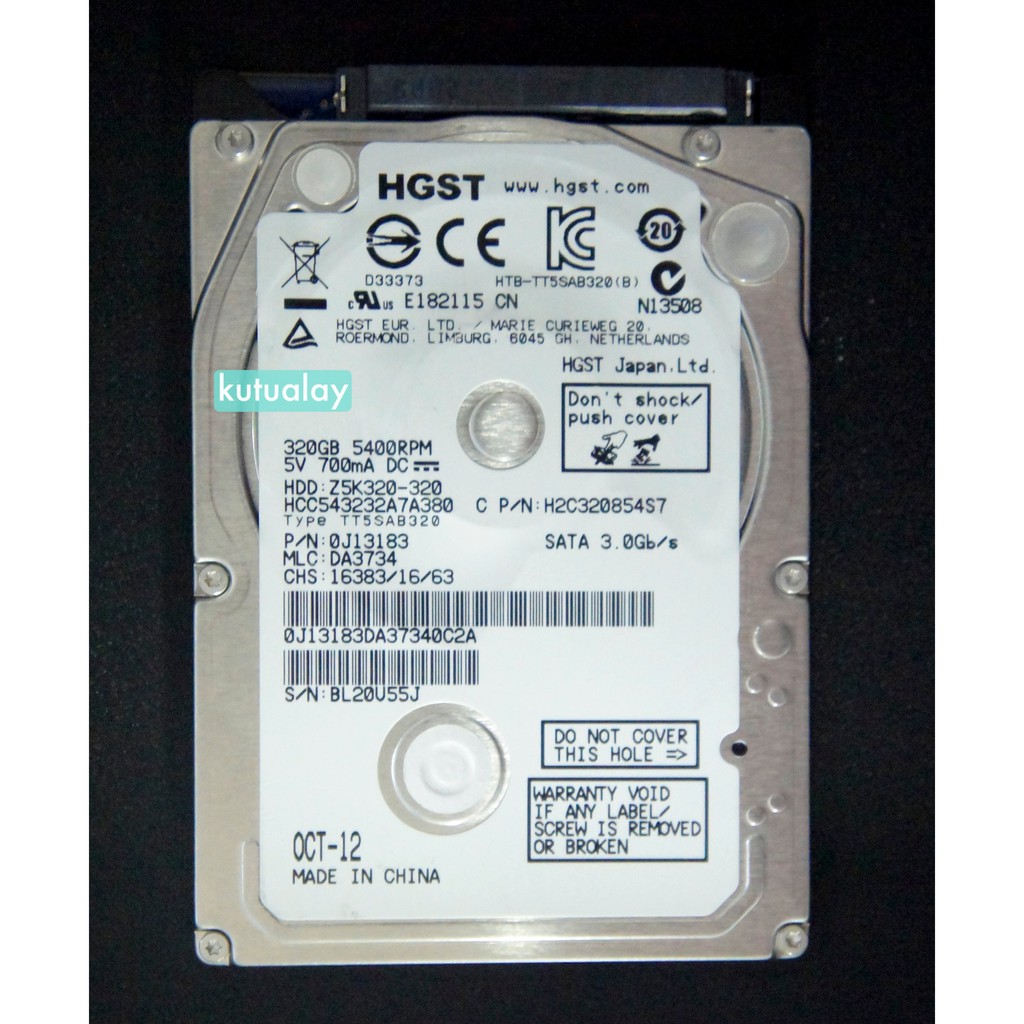 Ổ Cứng 320gb 2.5 "320 Gb Sata Hdd Giây 100% | BigBuy360 - bigbuy360.vn