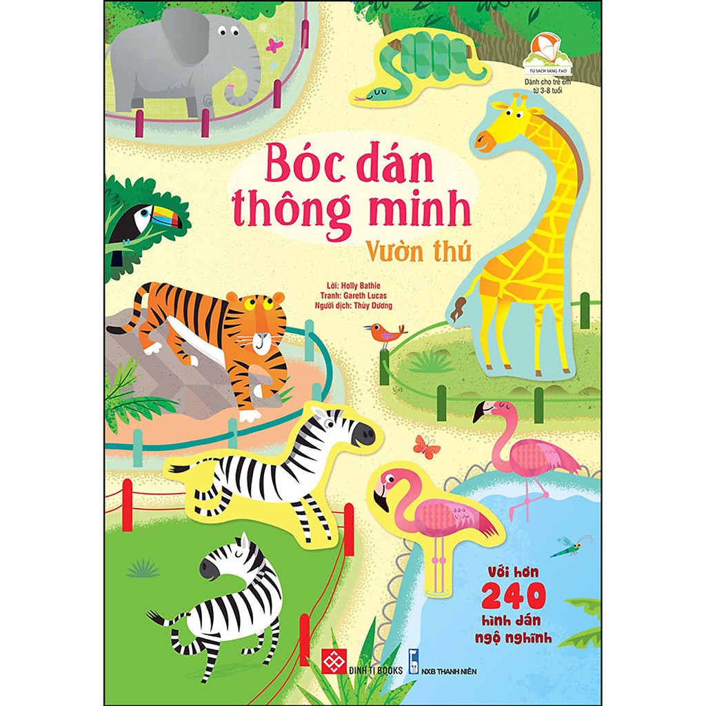 Sách - Bóc Dán Thông Minh - Vườn Thú