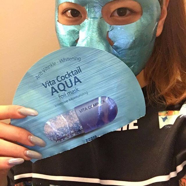 Mặt nạ lá nguyên khối dưỡng ẩm BANOBAGI Vita Cocktail Aqua Foil Mask Intensive Moisturizing