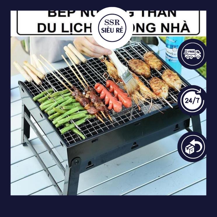 Bếp nướng ngoài trời cao cấp nhỏ gọn tiện ích, bếp nướng BBQ, Bếp Than Xếp Gọn Cao Cấp (PD120156)