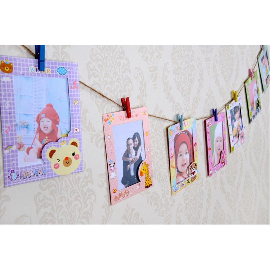 Combo 9 khung ảnh hoạt hình hàn quốc