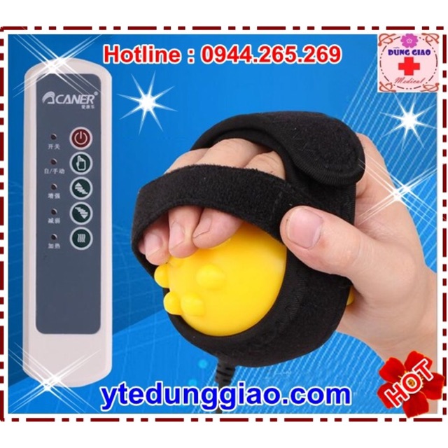 Máy tập phục hồi chức năng bàn tay bằng hồng ngoại