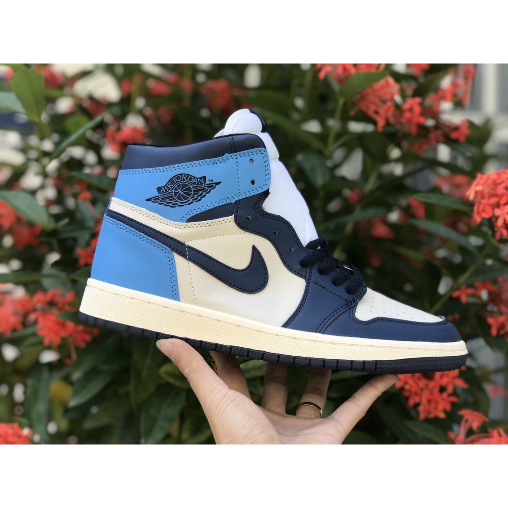 📢 Giày Thể Thao, Giày Sneaker Jordan Cao Cổ Xanh Dương Đậm Hàng Cao Cấp | BigBuy360 - bigbuy360.vn