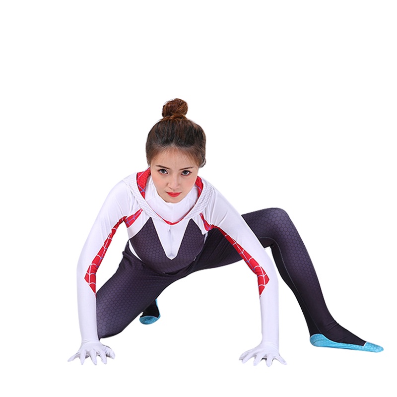 Gwen Bộ Áo Liền Quần Hóa Trang Venom Cho Bé Gái Lễ Halloween Zentai