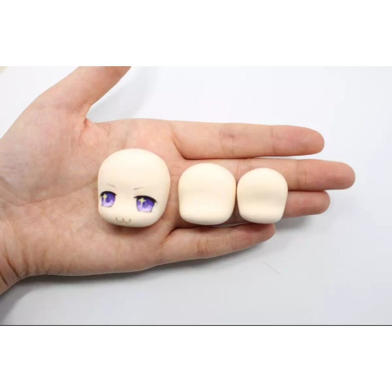 Khuôn silicone nặn nặn mặt bánh bao đất sét mặt doll chibi bjd nendoroid