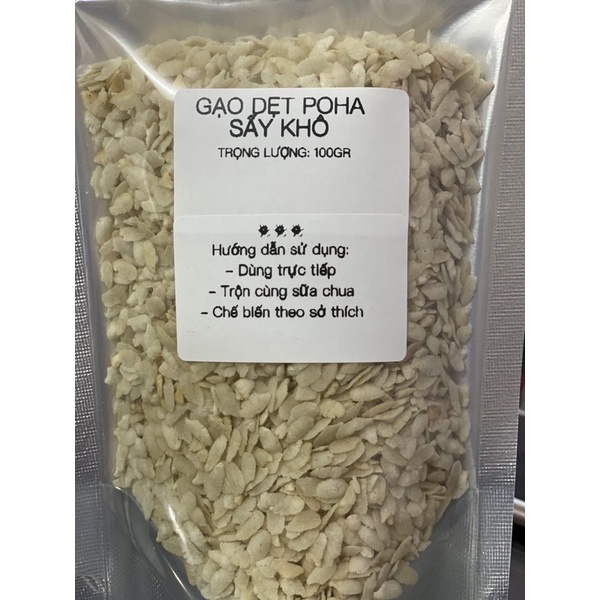 Gạo dẹt Poha Sấy khô ( Dry rice Poha)