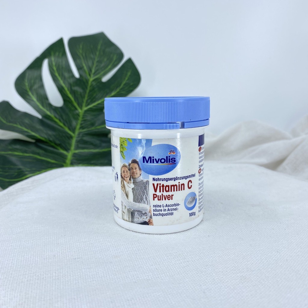 chăm sóc cơ thể bột Vitamin C Pulver Mivolis hàng Đức