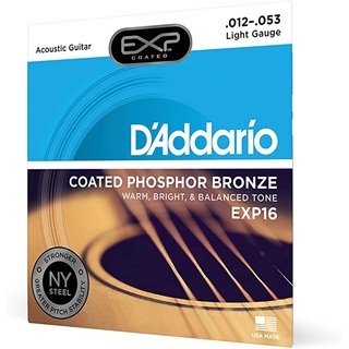 Dây đàn guitar acoustic D'addario EXP16 phủ Phosphor chống gỉ
