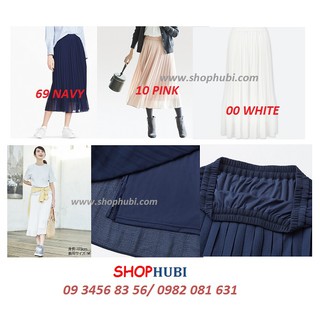 Chân váy voan xếp ly Uniqlo Nhật 2018
