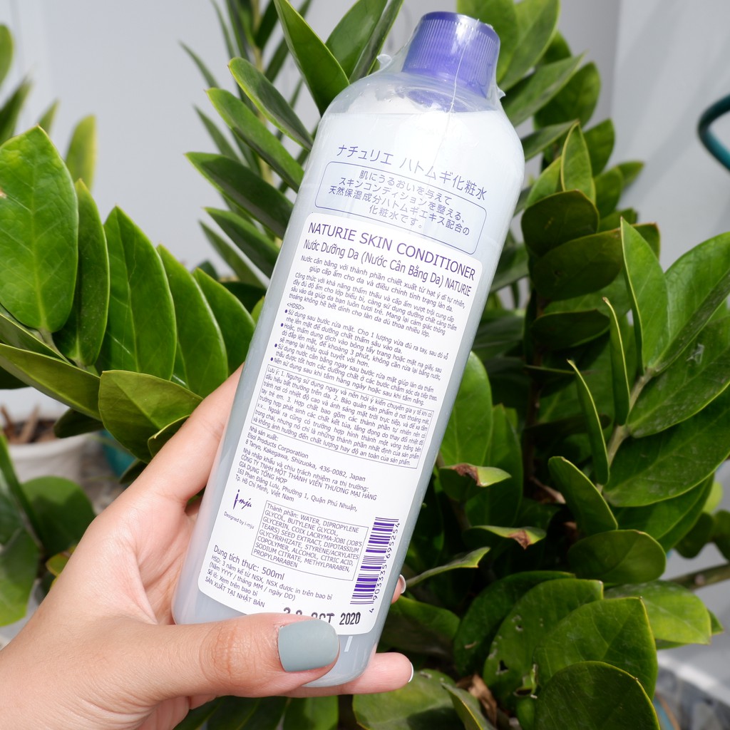 Nước Hoa Hồng Naturie Hatomugi Skin Conditioner dưỡng ẩm chuyên sâu và cải thiện da 500ml NPP Shoptido | BigBuy360 - bigbuy360.vn