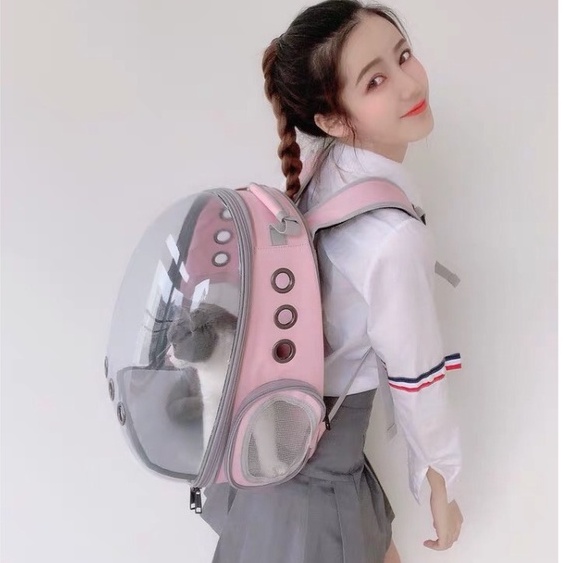 Balo Phi Hành Gia Cho Thú Cưng ♥️ Balo vận chuyển chó mèo trong suốt hàng đẹp  | PETSMART OFFICIAL