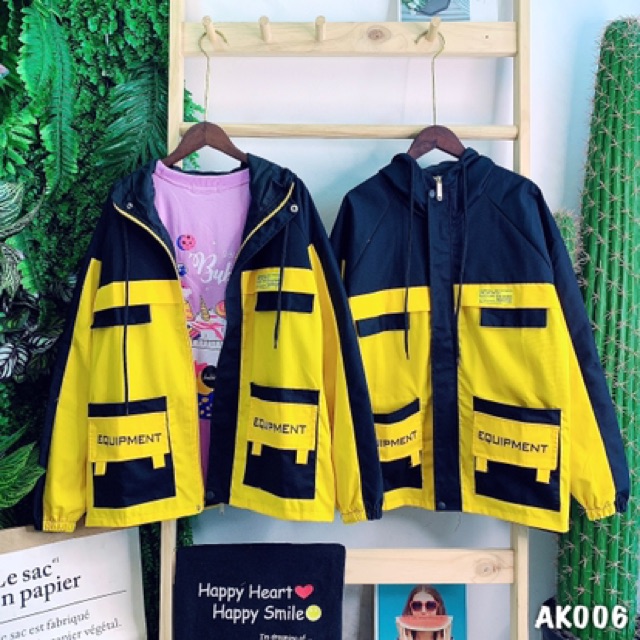 🌵 𝐓𝐡𝐞𝐔𝐥𝐳𝐳𝐚𝐧𝐠 🌵 006 Áo Khoác Kaki Đen-Vàng 2 Lớp. Bomber Jacket Siêu Hot Unisex Nam&Nữ Bán Sỉ | BigBuy360 - bigbuy360.vn