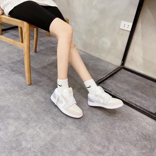 Giày 𝐍𝐢𝐤𝐞 𝗷𝗼𝗿𝗱𝗮𝗻 𝟭 Xanh Parí Cổ Thấp- Giày Sneaker Nam Nữ Thể Thao Cổ Thấp Thời Trang Cao Cấp