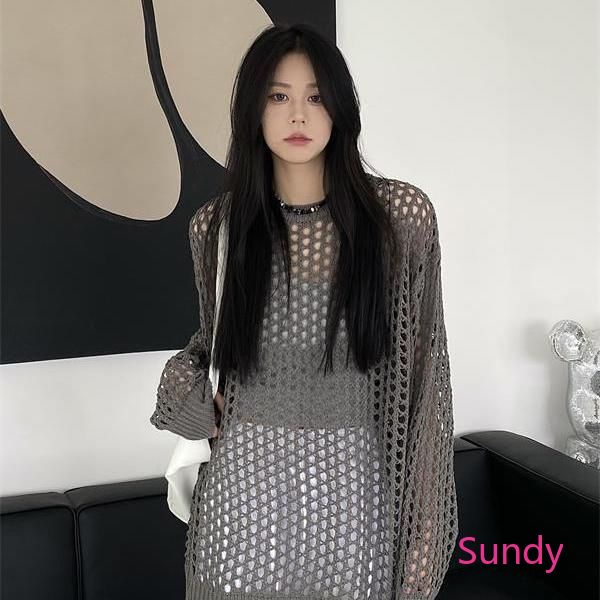 Áo Dệt Kim Chống Nắng Thời Trang Mùa Hè Hàn Quốc Dành Cho Nữ